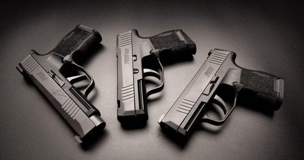 Three P365 Everyday Carry Pistols