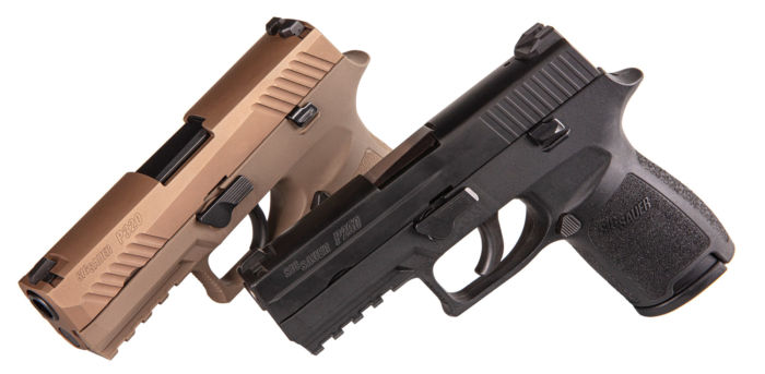 SIG SAUER P320 and P250 pistols