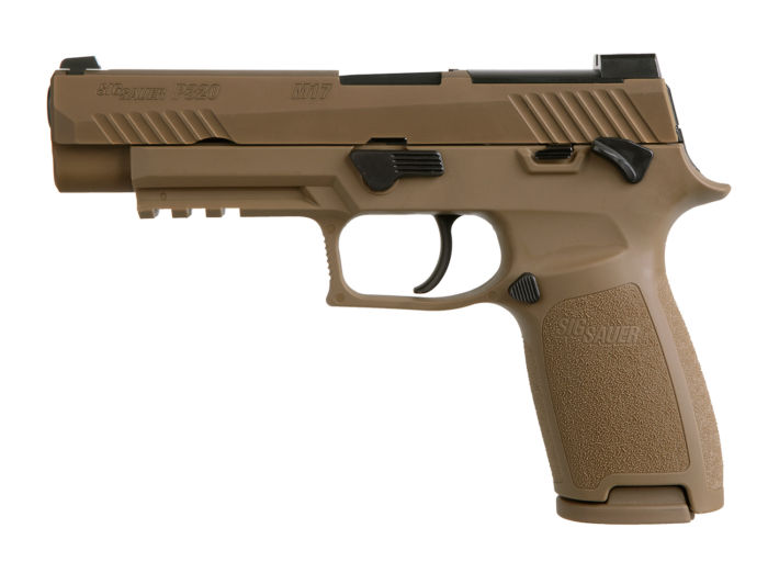 P320-M17 9mm, striker-fired pistol