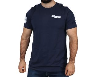 SIG Nine Line Flag Tee [SM & MED LEFT]