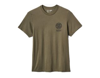 5.11 SIG SAUER AMMO CAN - MEN'S RANGER GREEN T-SHIRT