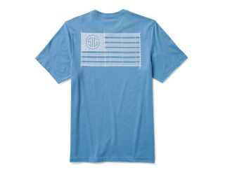 5.11 SIG SAUER SCHEMATIC FLAG - MEN'S BLUE T-SHIRT