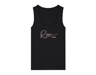 ROSE WOMEN'S TANK TOP - BLACK