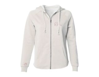 ROSE WOMEN'S ZIP UP HOODIE - BONE