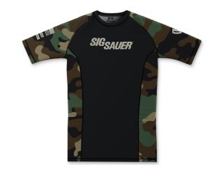 SIG SAUER RASH GUARD - WOODLAND CAMO