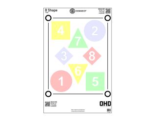 EIGHT SHAPE OHD PAPER TARGET