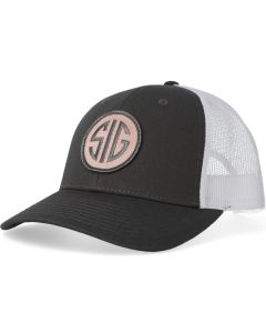 ROSE SNAPBACK TRUCKER HAT CHARCOAL