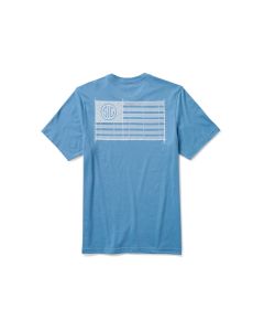 5.11 SIG SAUER SCHEMATIC FLAG - MEN'S BLUE T-SHIRT
