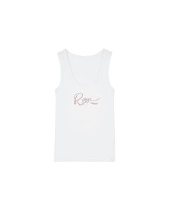 ROSE WOMEN'S TANK TOP - WHITE